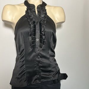 Bebé halter tuxedo top